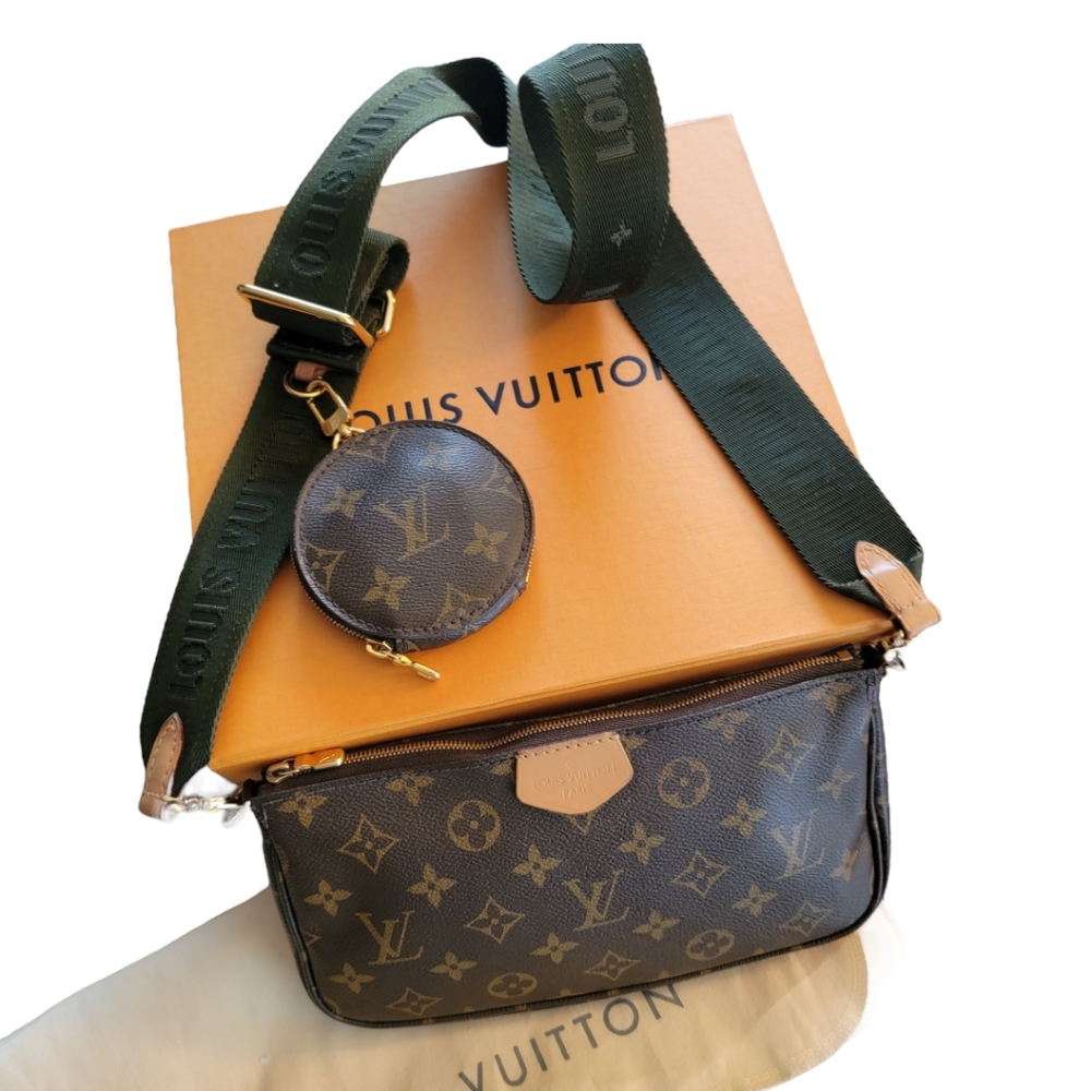 š„SOLD š„LOUIS VUITTON | MULTI POCHETTE ACCESSORIES BROWN MONOGRAM CROSSBODY BAG - Picture 1 of 16